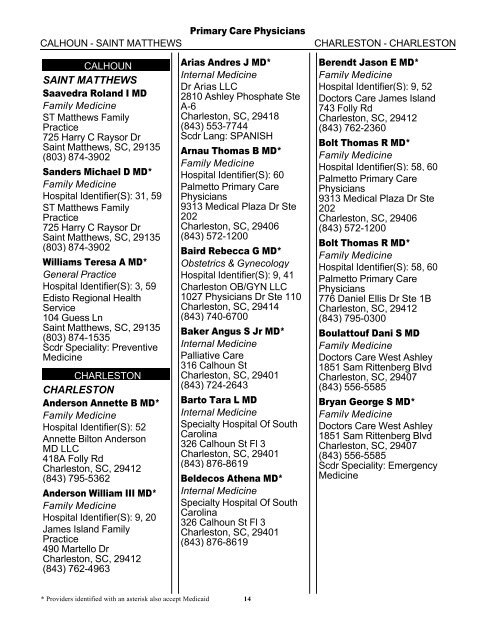 2011 Provider/Pharmacy Directory - Blue Cross and Blue Shield of ...