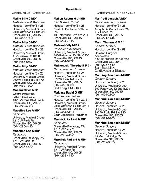 2011 Provider/Pharmacy Directory - Blue Cross and Blue Shield of ...