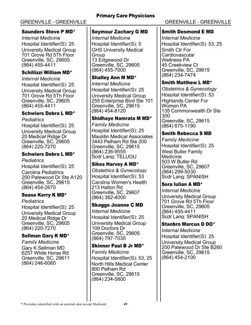 2011 Provider/Pharmacy Directory - Blue Cross and Blue Shield of ...