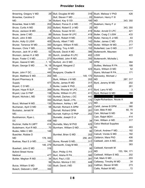 2011 Provider/Pharmacy Directory - Blue Cross and Blue Shield of ...