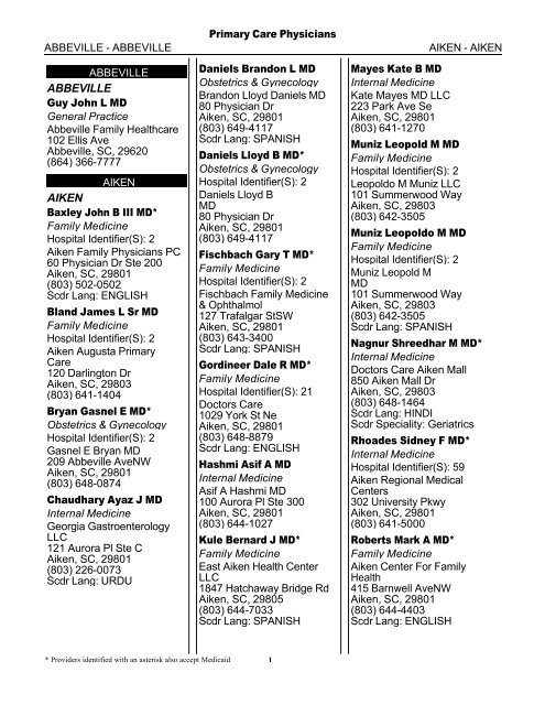 2011 Provider/Pharmacy Directory - Blue Cross and Blue Shield of ...