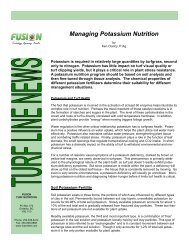 Managing Potassium Nutrition - Fusion Fertilizer