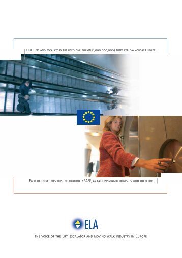 ELA_general_brochure.. - ELA European Lift Association.