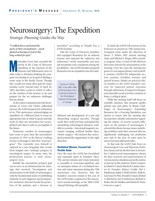 view PDF - American Association of Neurological Surgeons