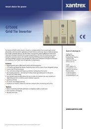 GT500E Grid Tie Inverter