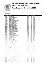 International Grandmaster - ICCF