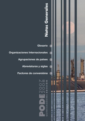 Notas Generales - Ministerio del Poder Popular de Petróleo y Minería