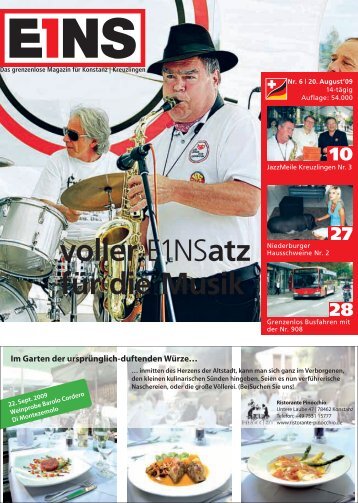 20. August `09 (PDF) - E1NS-Magazin