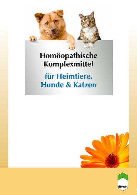 Homöopathische Komplexmittel für Heimtiere, Hunde ... - Albrecht