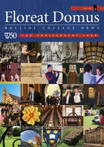 Issue 19, 2013 - Balliol College - University of Oxford