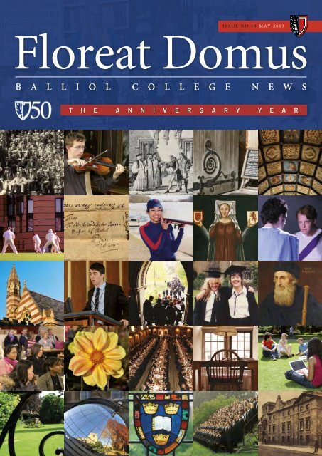 Issue 19, 2013 - Balliol College - University of Oxford