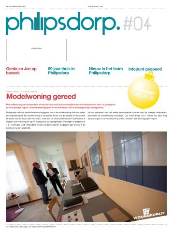 Modelwoning gereed - Philipsdorp - Woonbedrijf