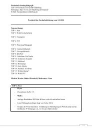Protokoll 5.5.2010 - Fachschaft Sonderpädagogik - Universität ...