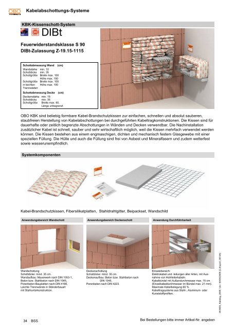 PDF Datei: BroschÃƒÂ¼re / OBO / Katalog BSS ...