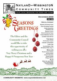 December - the Nayland and Wiston Community Website