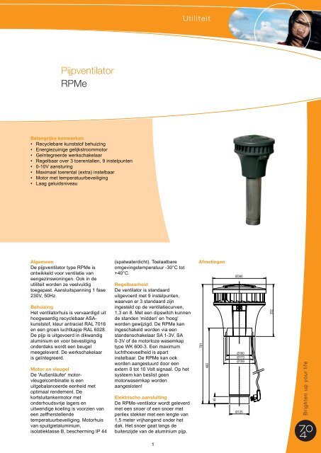 Pijpventilator RPMe - J.E. StorkAir