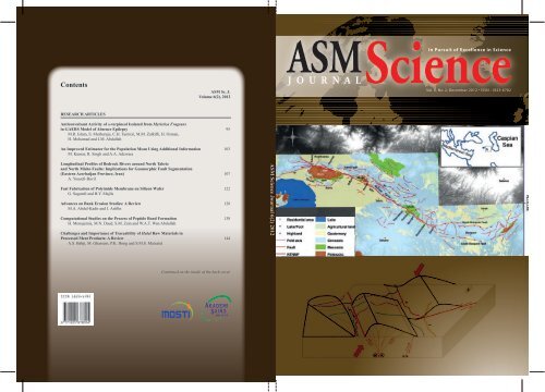 ASM Publications - Portal Rasmi Akademi Sains Malaysia