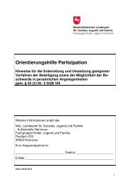 Orientierungshilfe Partizipation - Niedersächsisches Landesamt für ...