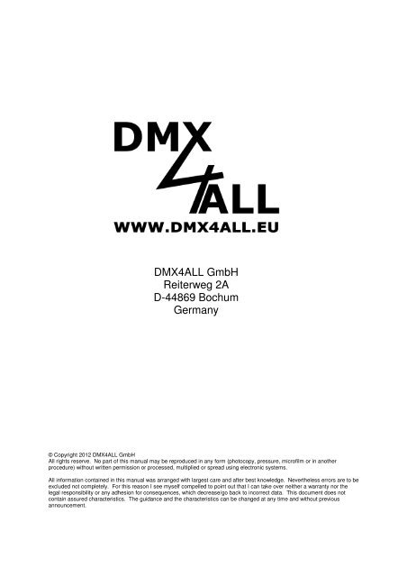 DMX-Merger - DMX4ALL GmbH