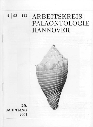 4 - Arbeitskreis Paläontologie Hannover