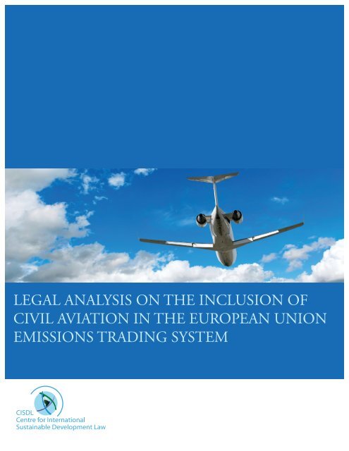 legal analysis on the inclusion of civil aviation - CISDL
