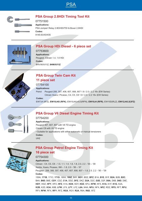 Engine timing & locking - Sykes-Pickavant