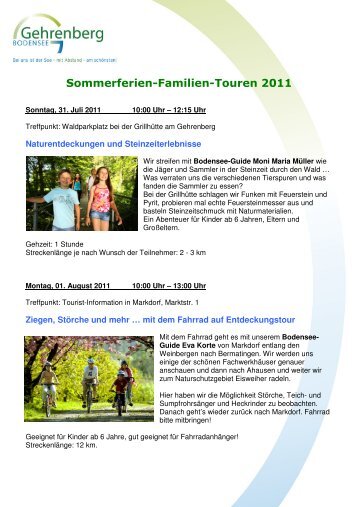 Bodensee-Guide-Touren Sommer 2011