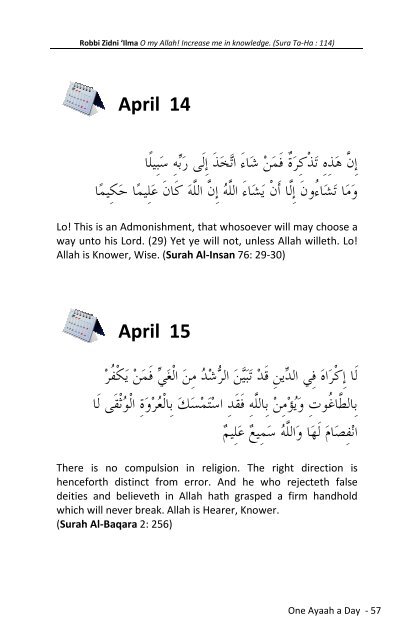 3) Selected 365 Ayat for Youth - The Message