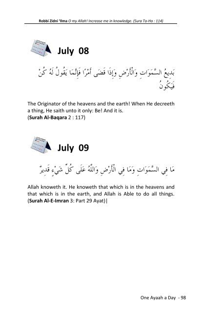 3) Selected 365 Ayat for Youth - The Message