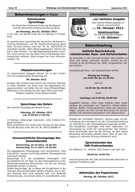 Integrierte Leitstelle (ILS) Bayreuth-Kulmbach Telefonnummer 112