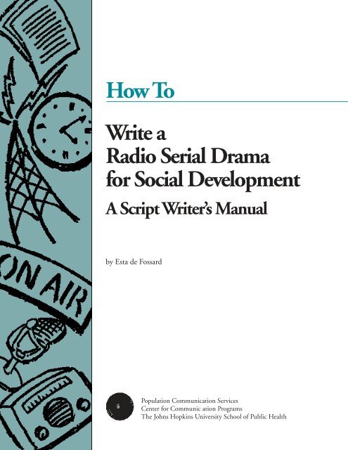 How to Write a Radio Serial Drama for Social Development- PDF