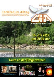 Gemeindebrief 2012-07 08 - Christen im Alltag
