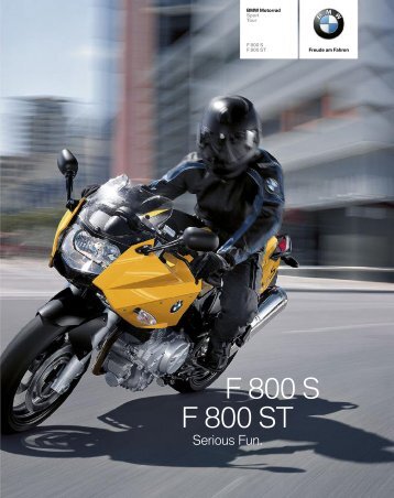 Katalog F 800 S (PDF, 1,7 MB) - BMW Motorrad Ã–sterreich