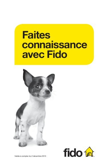 Guide Faites connaissance avec Fido