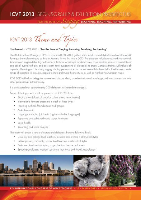 ICVT 2013 - Conference On The Net