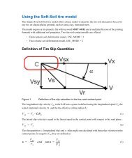 Using the Soft-Soil tire model