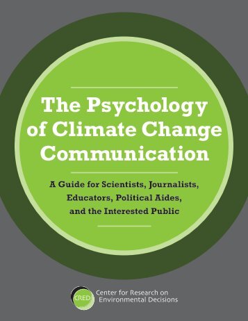 CRED Guide PDF - The Psychology of Climate Change ...