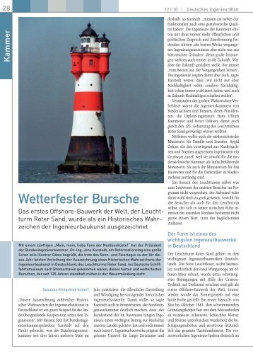 Bericht Deutsches Ingenieurblatt - Historische Wahrzeichen ...