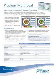 Proclear Multifocal and EP Spec.pdf - Coopervision-training.com