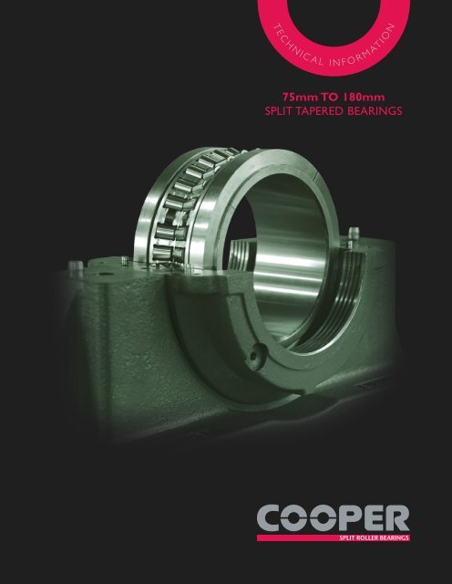 US Split Tapered Bearings mini Catalogue - Cooper Bearings