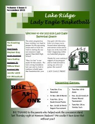 lady eagle basketball newsletter