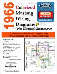 DEMO - 1966 Colorized Mustang Wiring Diagrams - FordManuals.com