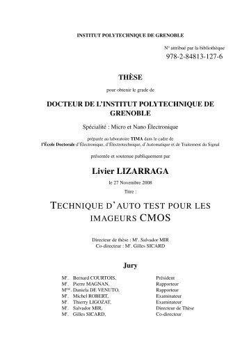 Livier LIZARRAGA - Laboratoire TIMA
