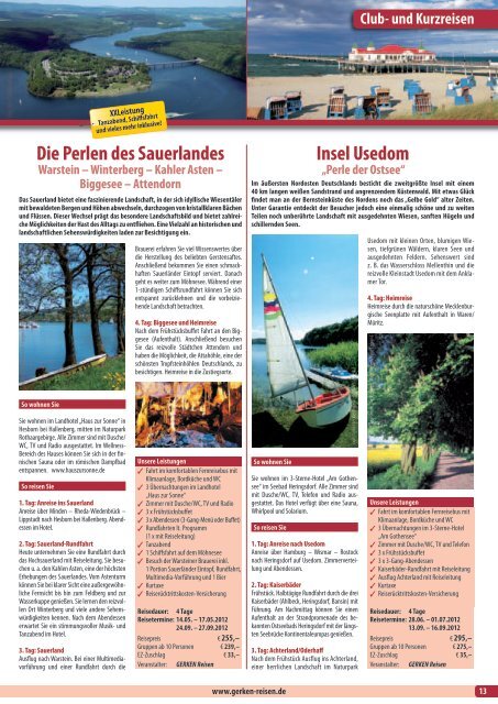 Katalog 2012 - Gerken Reisen