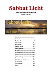 An einem Sabbat