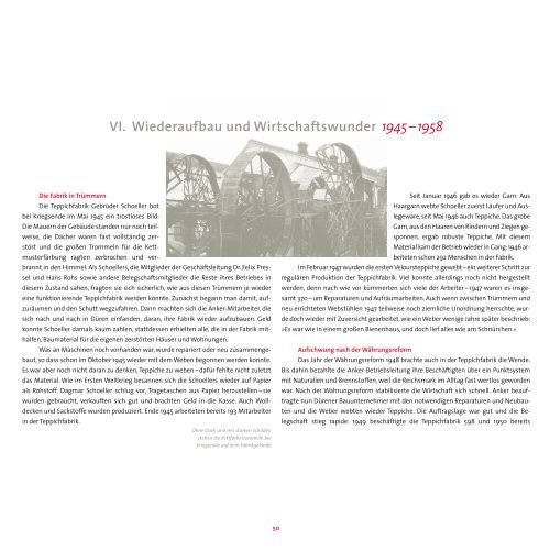 150 Jahre Anker Teppichboden Kapitel Vi