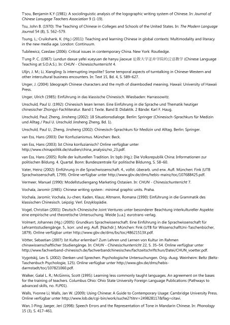 Literaturverzeichnis: Stand Oktober 2012 - Fachbereich Geschichts