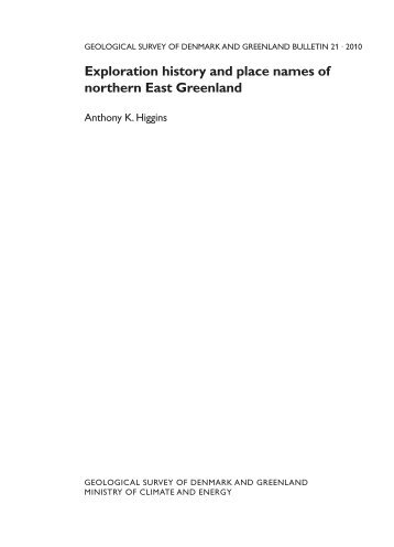 Exploration history and place names  of northern East ... - Geus