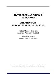 nytjastofnar sjávar 2011/2012 aflahorfur fiskveiðiárið 2012/2013