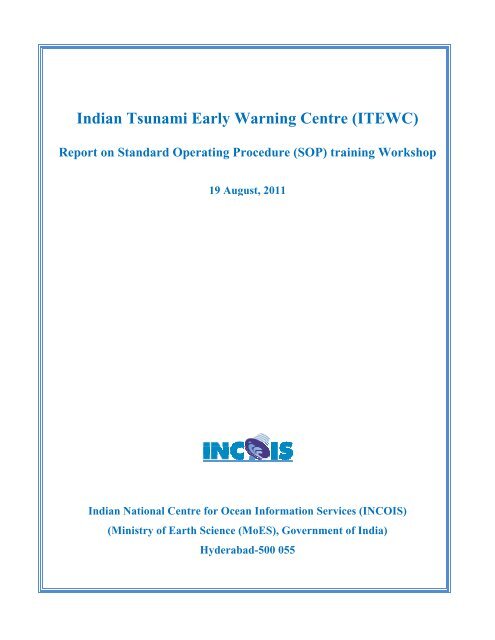 (IT ) training - Indian National Centre for Ocean Information Services